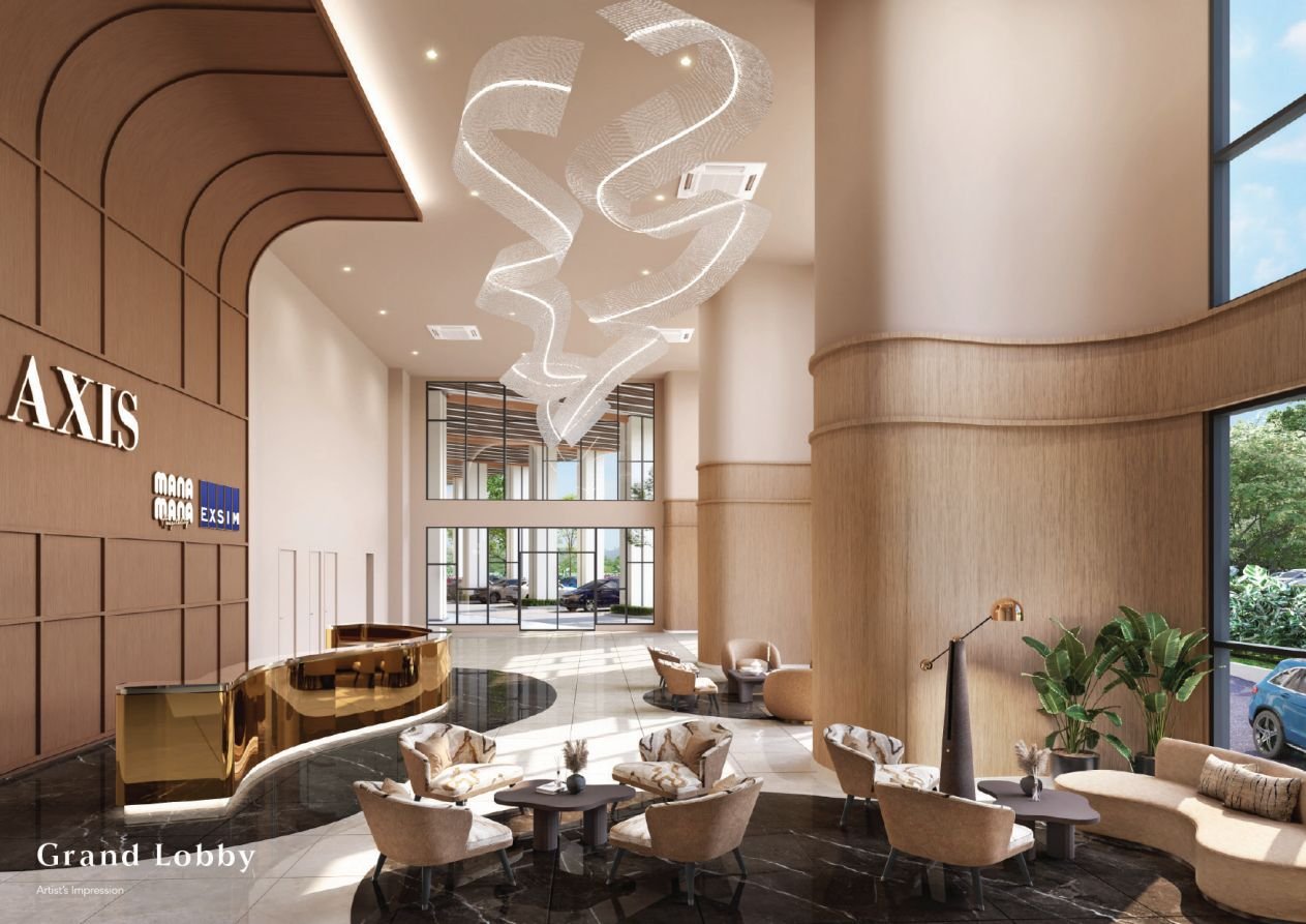Axis Tower grand lobby interior